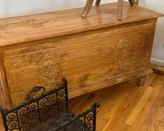 1230A Fine Antique Smalls Bali Trunk