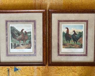 1226 French Rooster Prints
