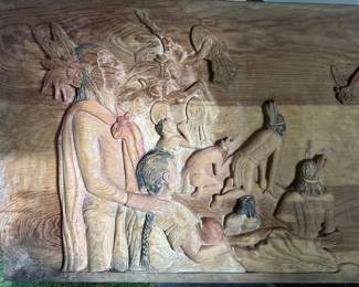 1226 Mexican Wood Carving