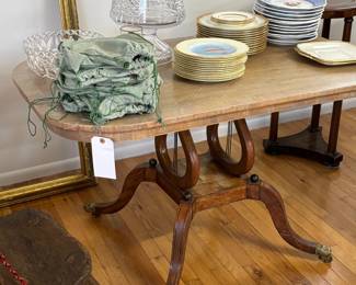 1230A Antique Table Fine Tablewares 