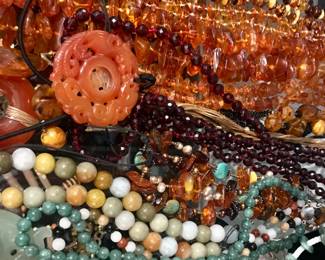 some of the amber and jade