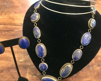 lapis and sterling