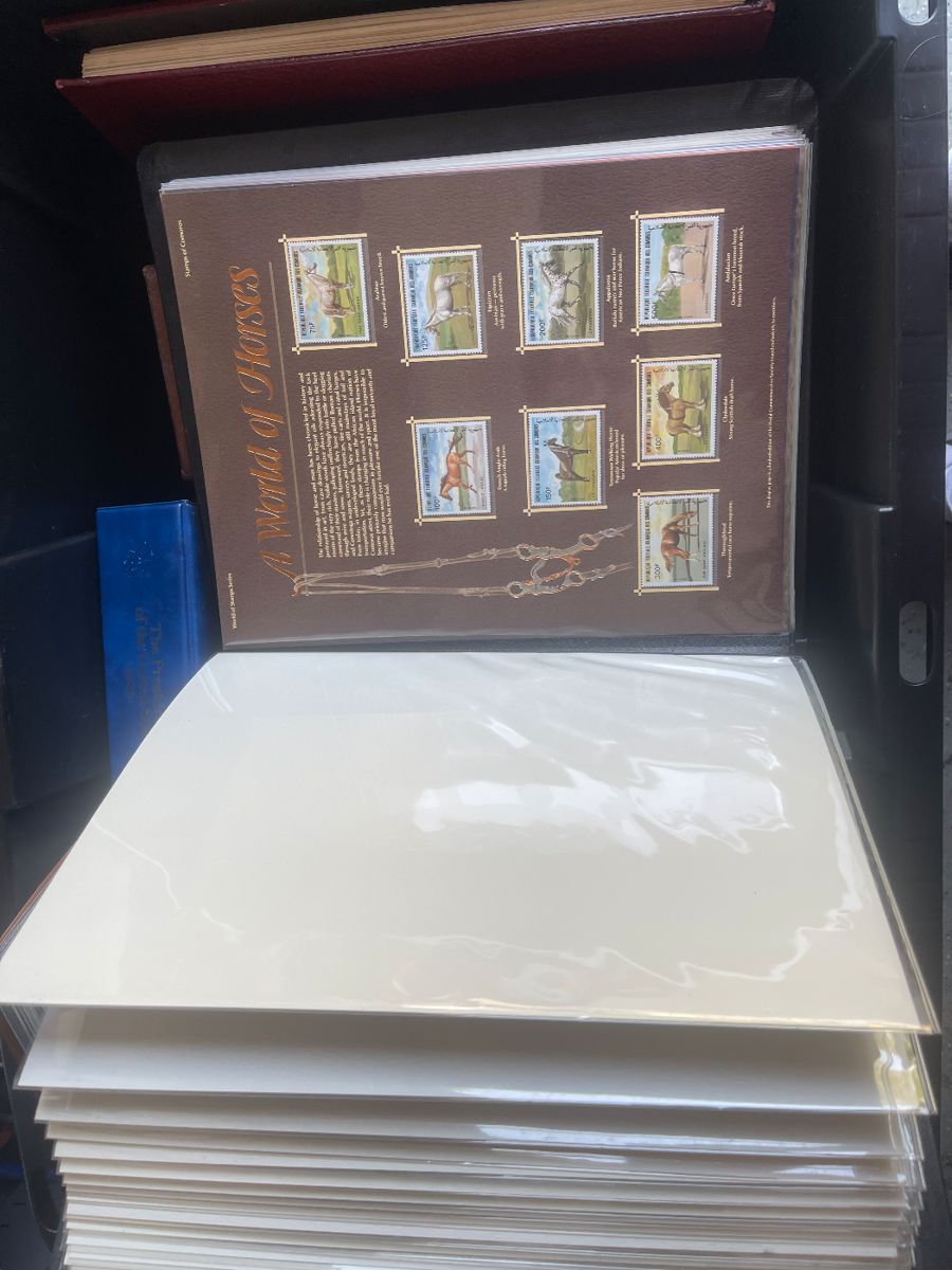 Golden replica of US stamps collectiom