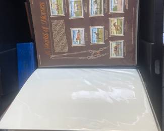 Golden replica of US stamps collectiom