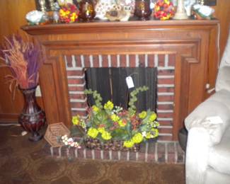 Faux fireplace