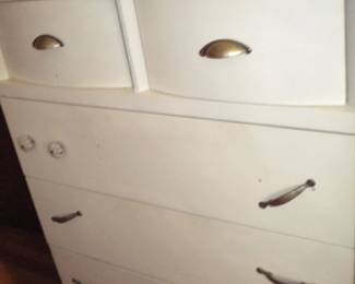 MCM painted chest needing TLC