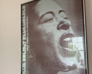 Vintage Billie Holiday poster
