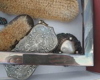 Over 40 pieces of a Sterling silver individual items and sets.
