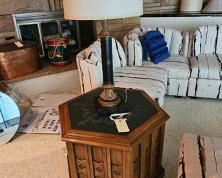 Hexagon end table