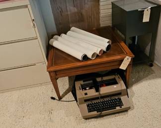 End table , small file cabinet