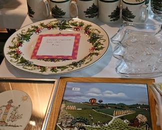 Spode Christmas dinnerware