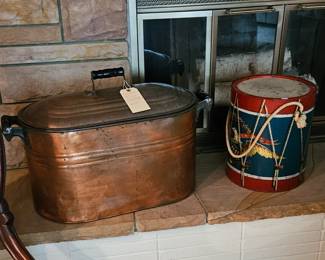 Copper boiler and a drum cooler