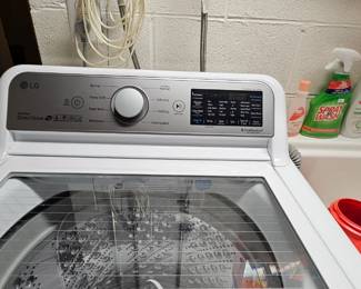 Top loading LG washer