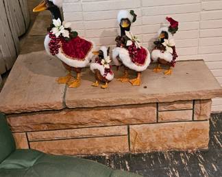 Christmas geese