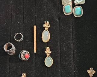 Costume, karat and sterling jewelry