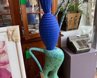Nuevo Terracotta Abstract Sculpture , Signed