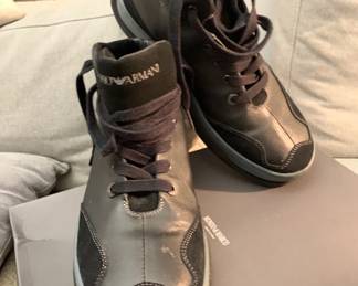Emporio Armani high tops Sneakers two-tone 9.5