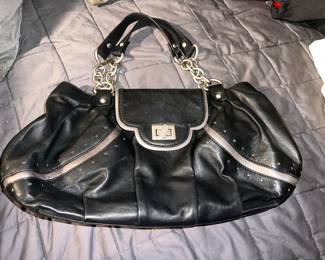 BCBG Max Azaria black Leather Bag