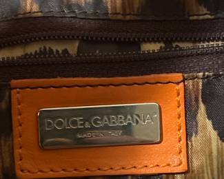 Dolce & Gabbana Bondage Parachute Bag AW2003 orange