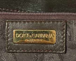 Dolce & Gabbana Fur and Eel Leather Bag