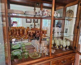 Uranium Glass, Amber Glass, China