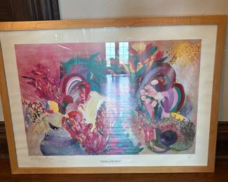 “Garden of the Heart” by Isaac David Garuda
signed and numbered print