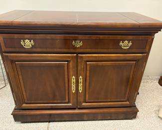 Chippendale style fold top server