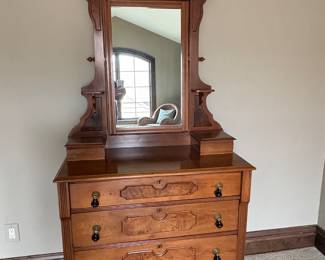 Antique Victorian Eastlake dresser