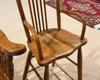 Antique child’s high chair