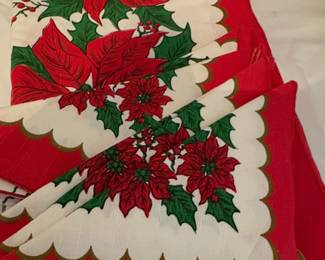 Christmas Tablecloth and napkins 