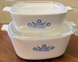 Vintage Corning ware Baking Dishes 