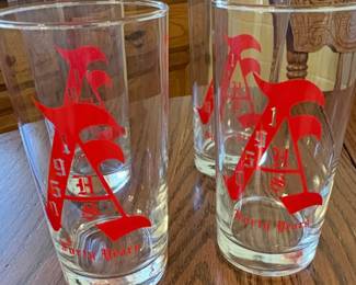 Vintage Glasses- Alton High School 40th Anniversary 