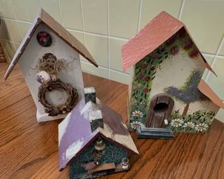 Decorative Bird Houses 