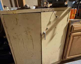 vintage German D.G.R.M. locker.