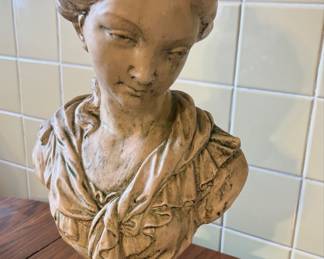 Vintage Bust Sculpture of a Woman