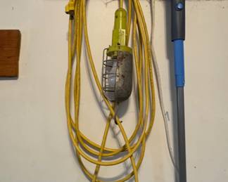 vintage industrial-style work light