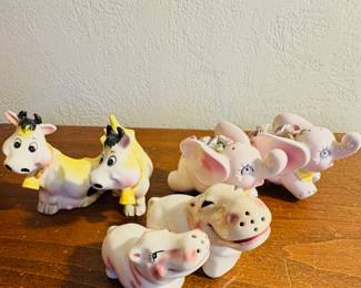 Mid-Century Ceramic Salt and Pepper Shakers (Japan and Tawian