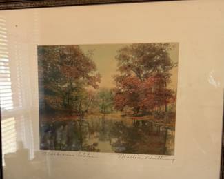 Antique Wallace Nutting (1861-1941) hand tinted photographs (7 more different pictures all signed) not pictured