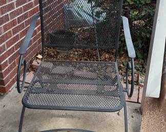 Vintage Wrought Iron Chair 