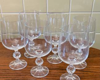 BOHEMIA CLAUDIA CRYSTAL WINE
GLASSES