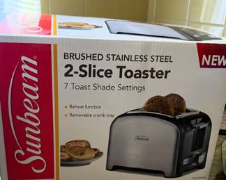 Sunbeam two slice toaster (new) 