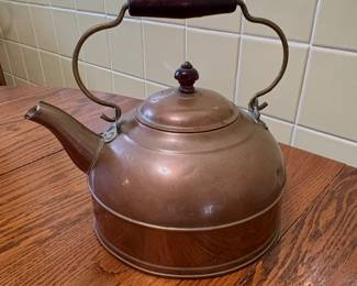 Vintage Revere Ware Copper Tea Kettle