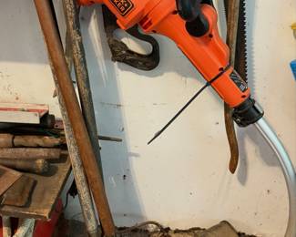 Black and Decker Weeder and vintage Garden tools 