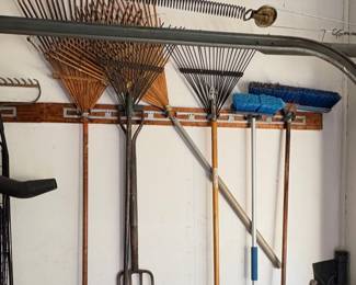 Racks and brooms