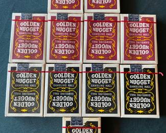 Unopened Golden Nugget playing cards.
