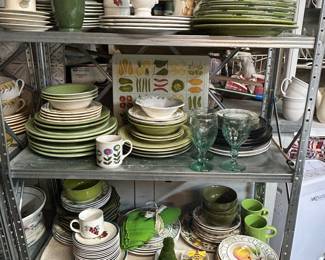 Every shade of green!  Mix and match for the next supper club dinner