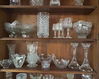 Beautiful small china hutch/secretary