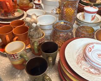 Beautiful fall tableware