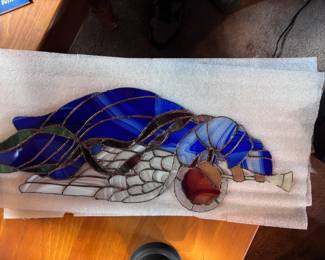 Angel stained glass (sorry it upside down)