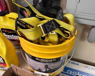 Roof fall strap